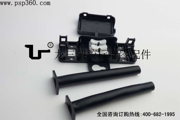 L666三位接线盒配黑色胶管